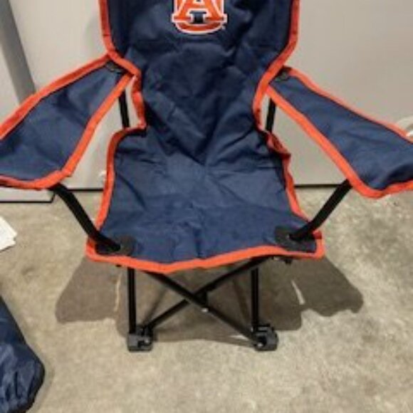 Pre-Owned Toddler-Size Auburn University Foldable Lawn Chairs - $15 Each - Picture 3 of 4
